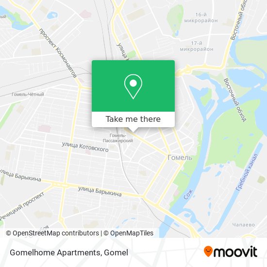 Gomelhome Apartments map