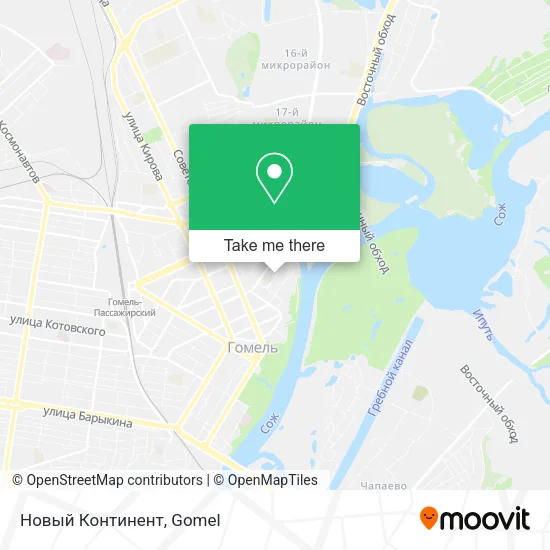 Новый Континент map