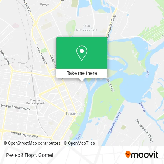 Речной Порт map