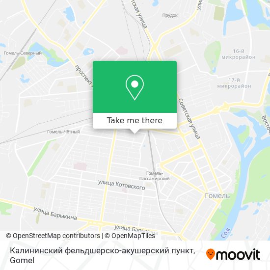Калининский фельдшерско-акушерский пункт map