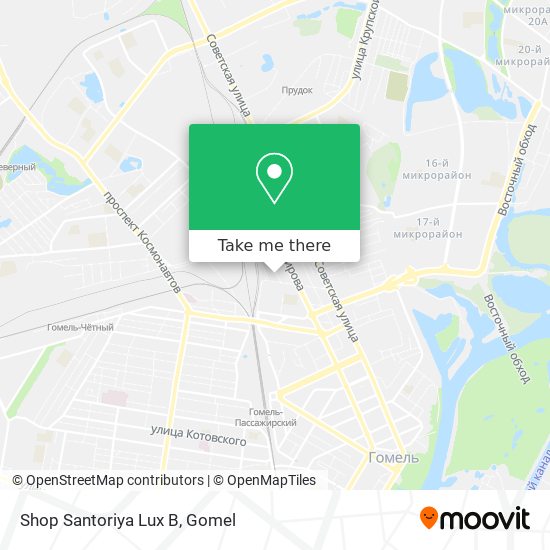 Shop Santoriya Lux B map