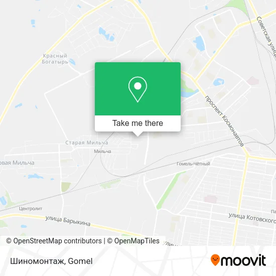Шиномонтаж map