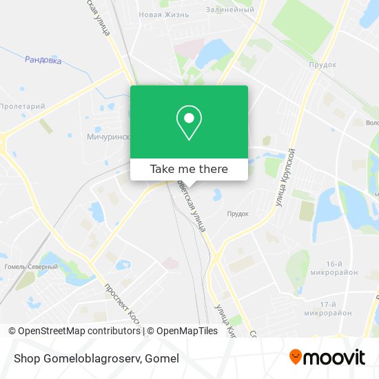 Shop Gomeloblagroserv map