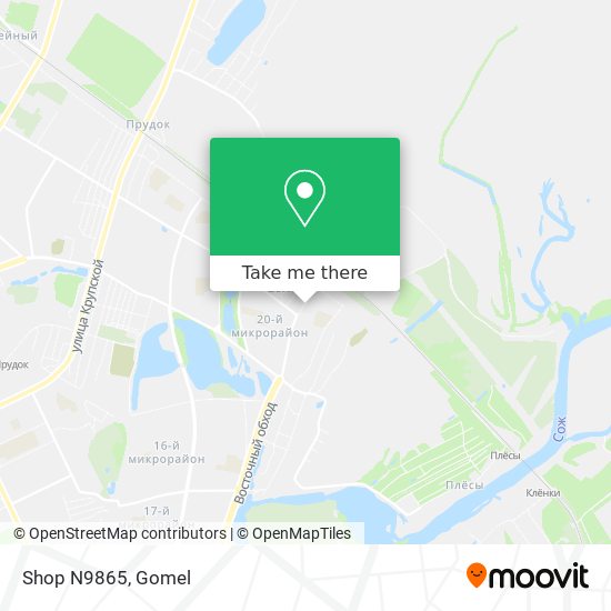 Shop N9865 map