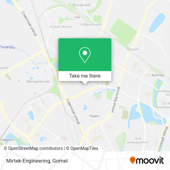 Mirtek-Engineering map