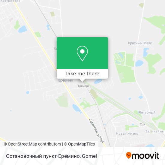 Остановочный пункт-Ерёмино map