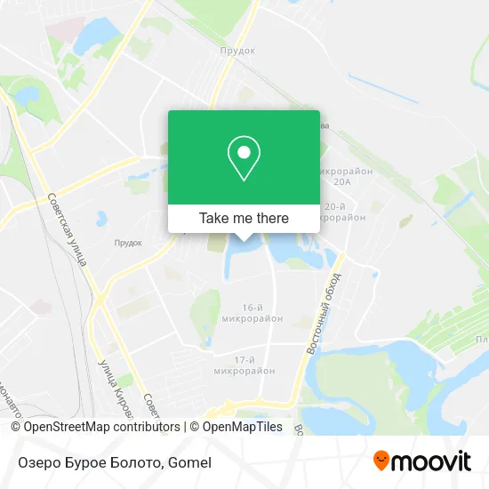 Озеро Бурое Болото map