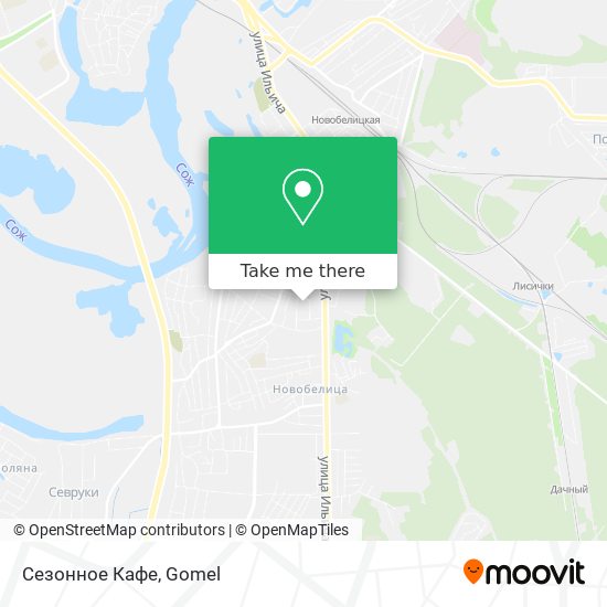 Сезонное Кафе map