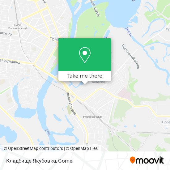 Кладбище Якубовка map
