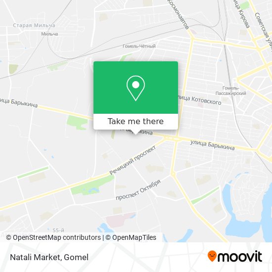 Natali Market map