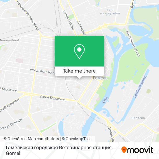 Гомельская городская Ветеринарная станция map