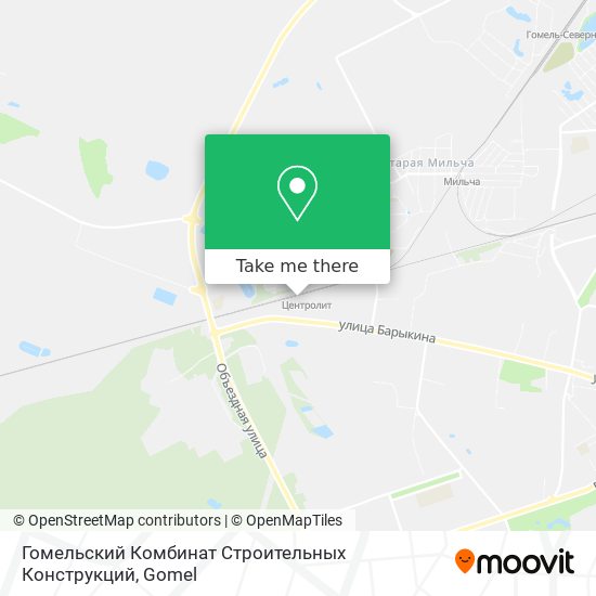 Гомельский Комбинат Строительных Конструкций map