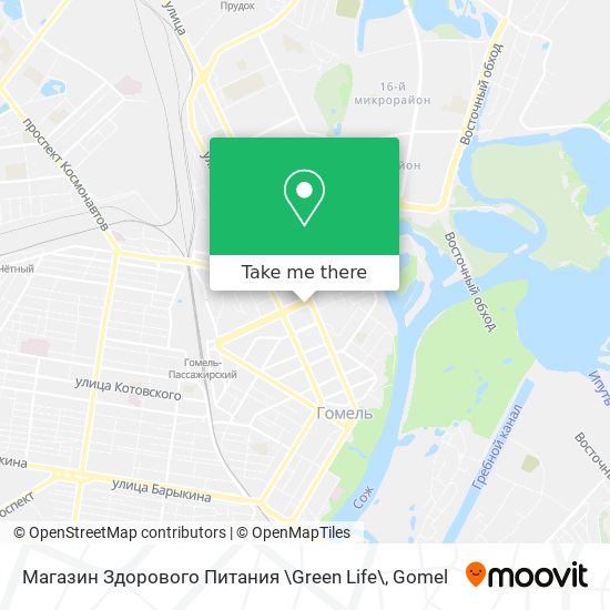 Магазин Здорового Питания \Green Life\ map
