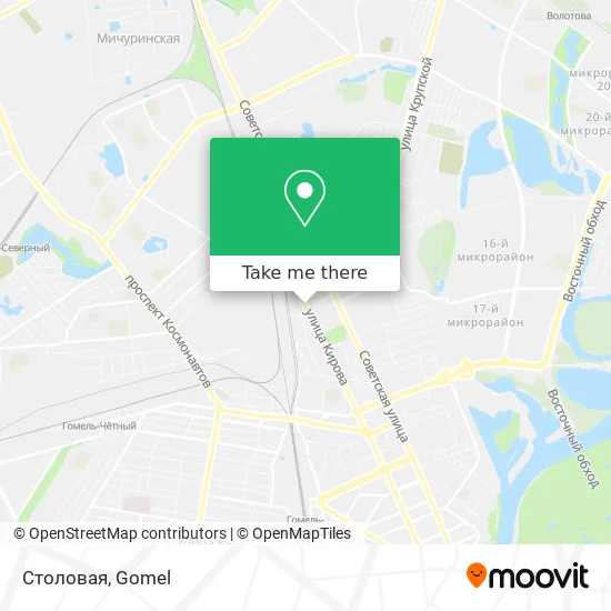 Столовая map