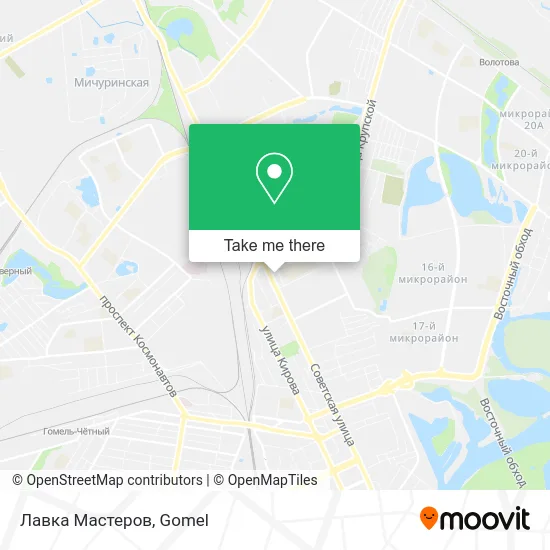 Лавка Мастеров map