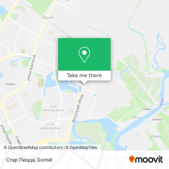 Стар Пицца map