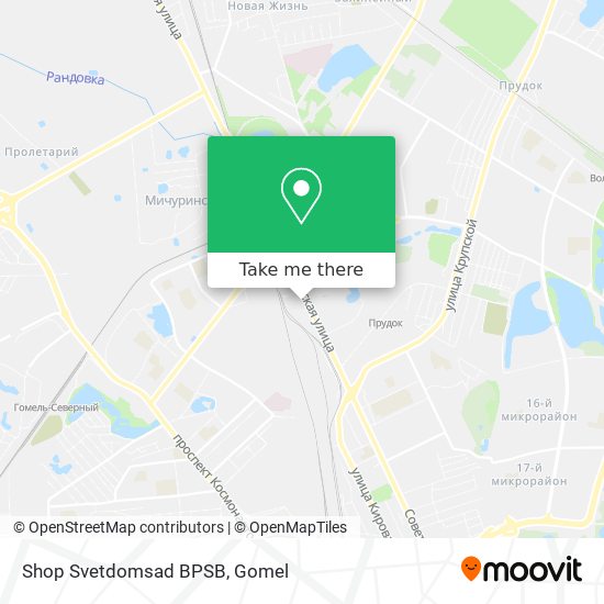Shop Svetdomsad BPSB map