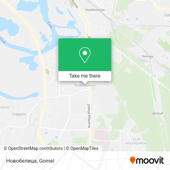 Новобелица map