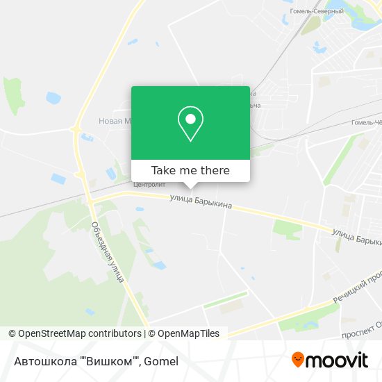 Автошкола ""Вишком"" map