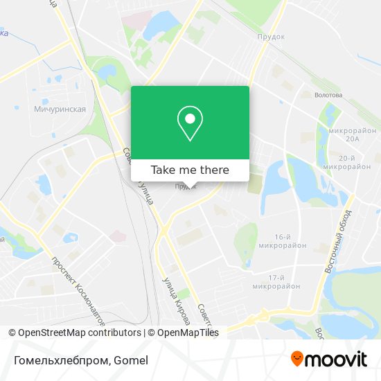 Гомельхлебпром map