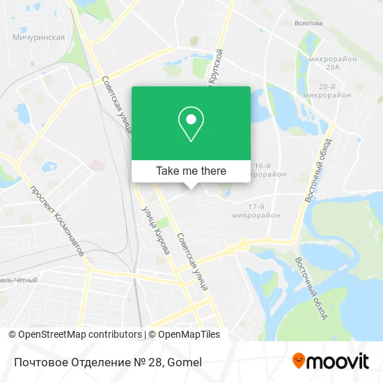Почтовое Отделение № 28 map