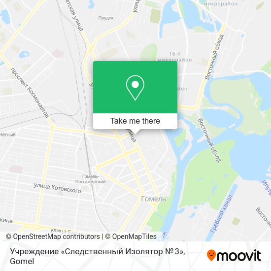 Учреждение «Следственный Изолятор № 3» map