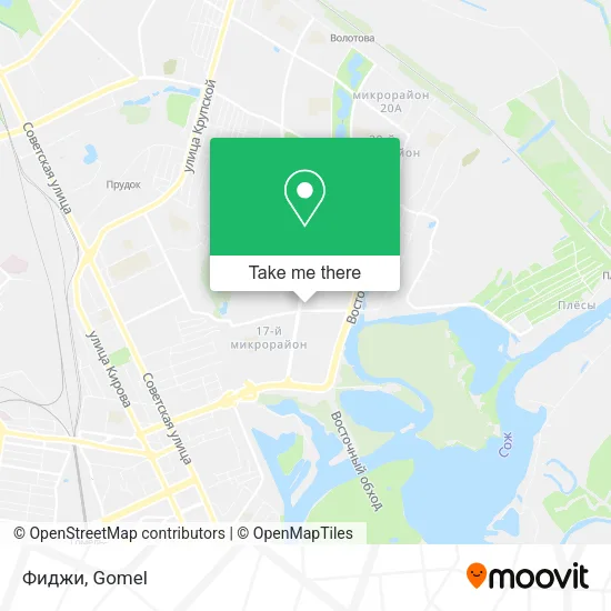 Фиджи map