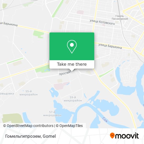 Гомельгипрозем map