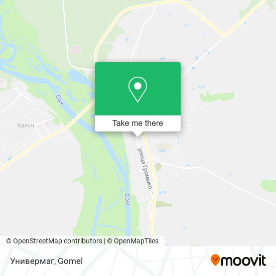 Универмаг map