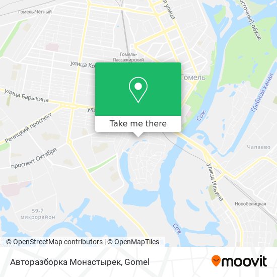 Авторазборка Монастырек map