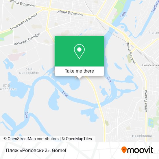 Пляж «Роповский» map