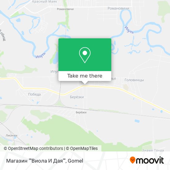 Магазин ""Виола И Дая"" map