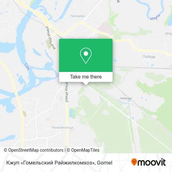 Кжуп «Гомельский Райжилкомхоз» map