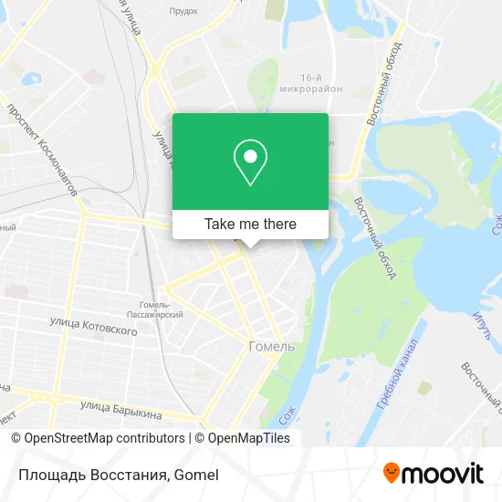 Площадь Восстания map
