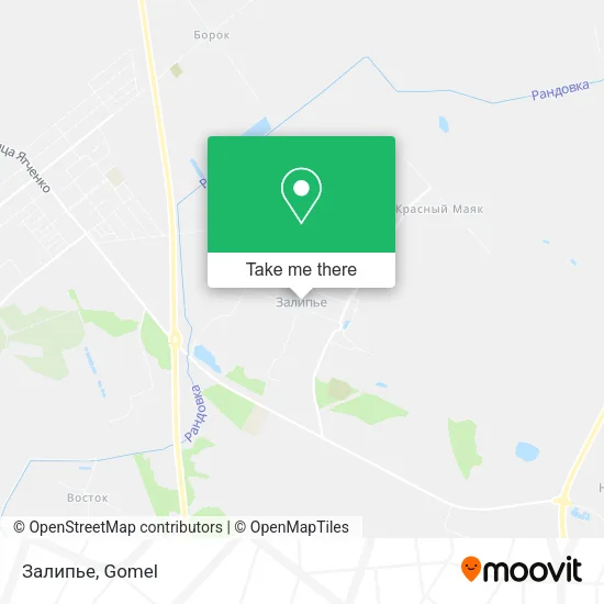 Залипье map
