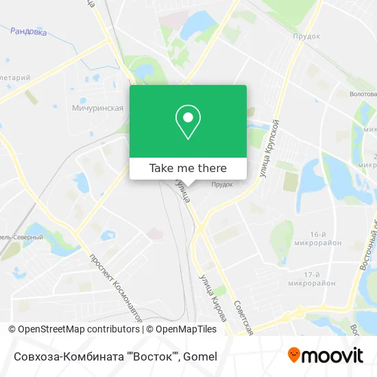 Совхоза-Комбината ""Восток"" map