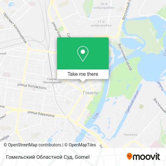 Гомельский Областной Суд map
