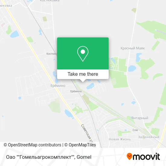 Оао ""Гомельагрокомплект"" map