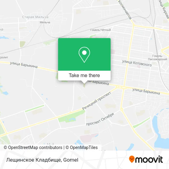 Лещинское Кладбище map