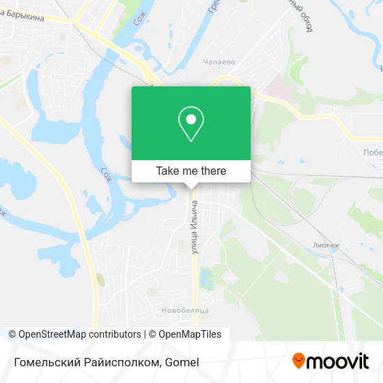 Гомельский Райисполком map