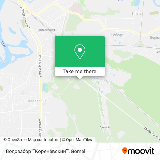 Водозабор ""Коренёвский"" map