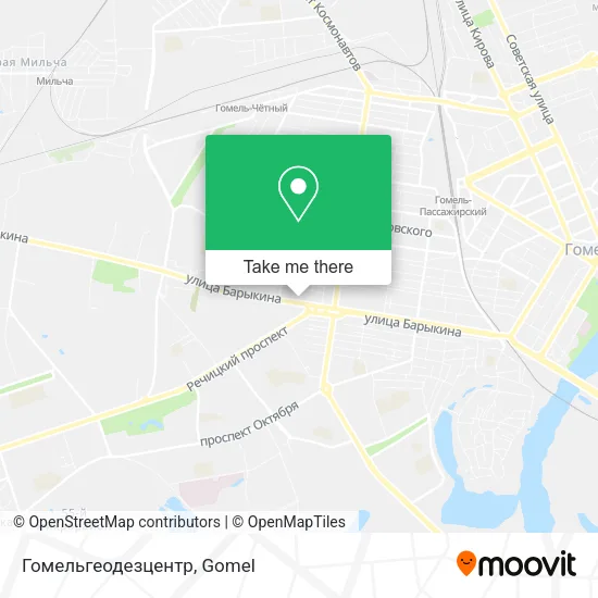 Гомельгеодезцентр map