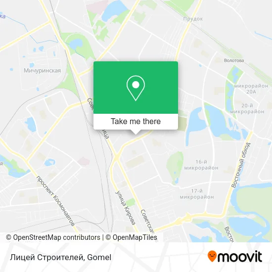 Лицей Строителей map