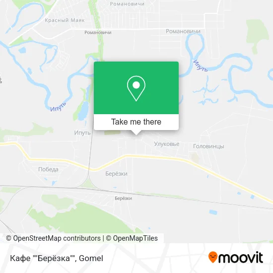 Кафе ""Берёзка"" map
