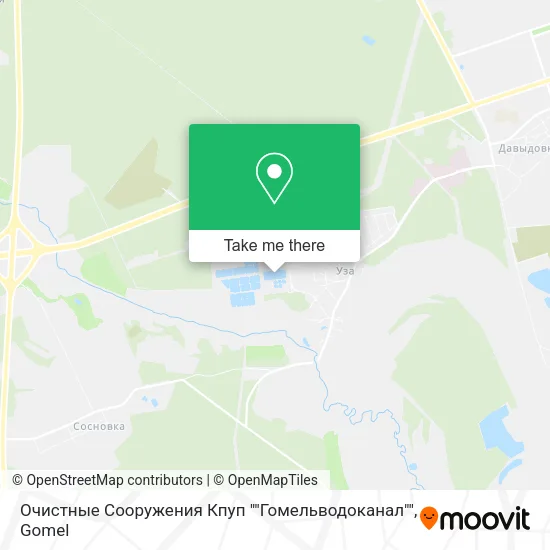 Очистные Сооружения Кпуп ""Гомельводоканал"" map