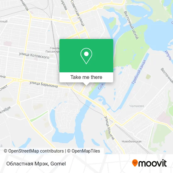 Областная Мрэк map