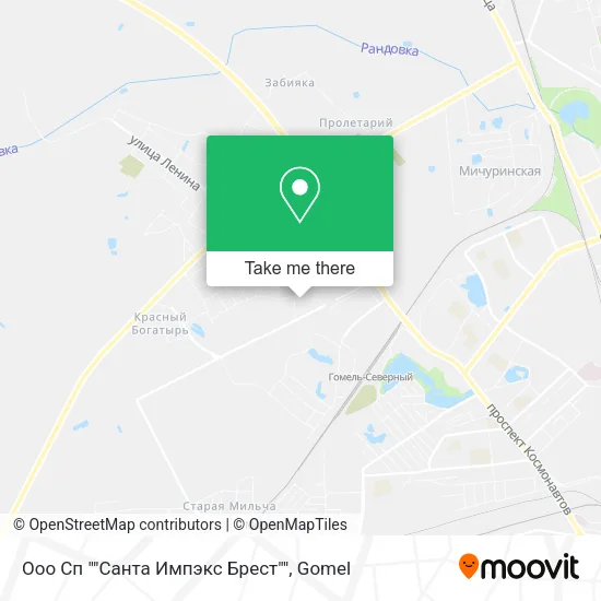 Ооо Сп ""Санта Импэкс Брест"" map