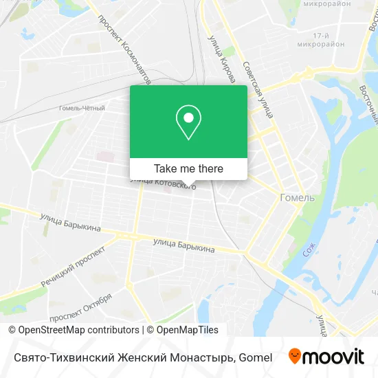 Свято-Тихвинский Женский Монастырь map
