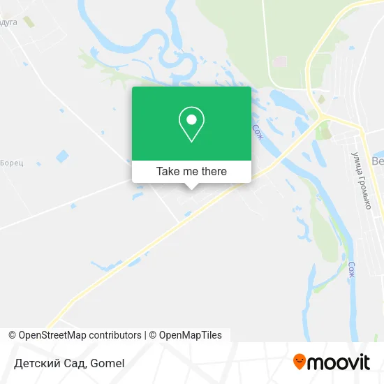 Детский Сад map
