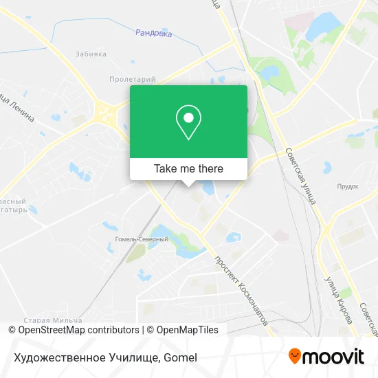 Художественное Училище map